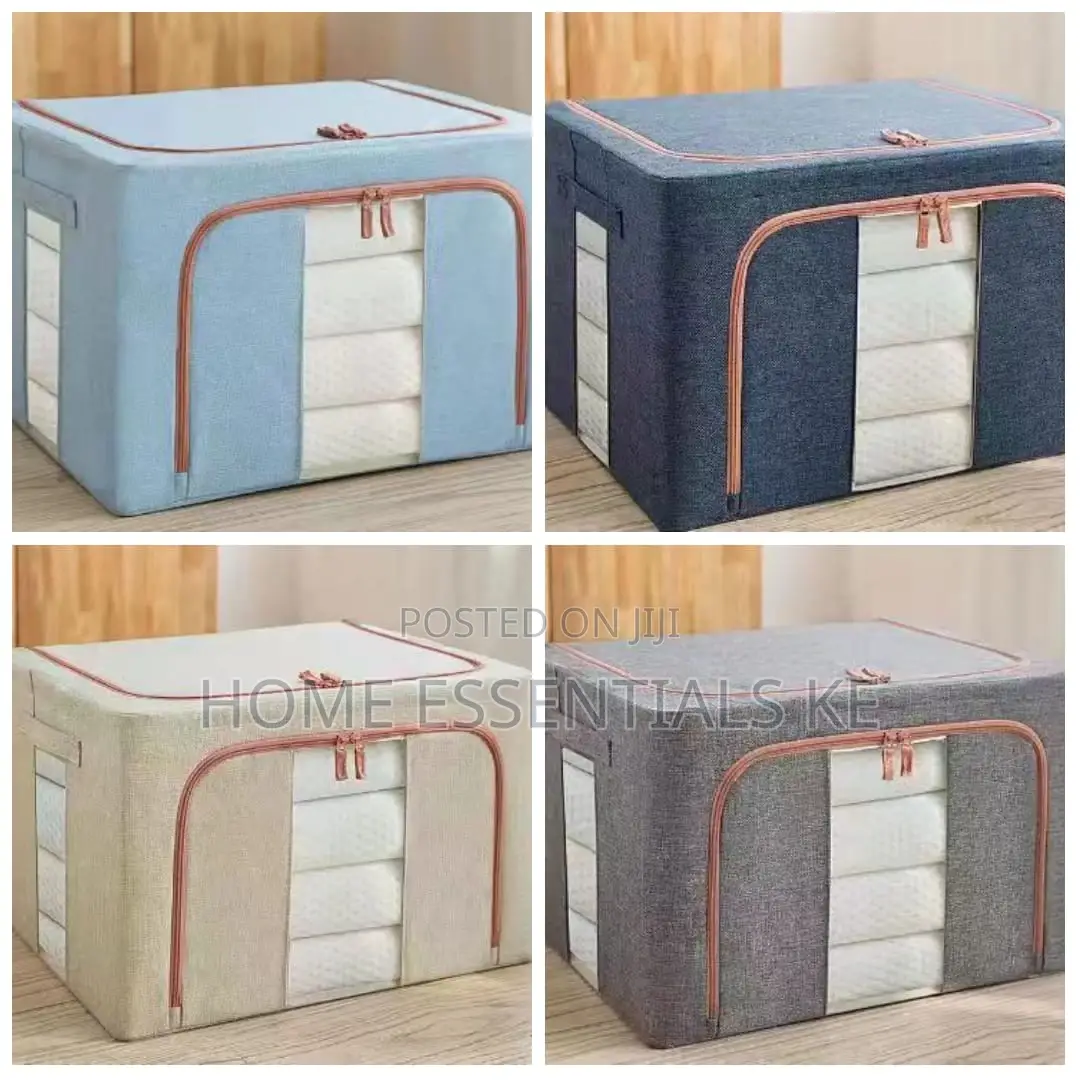 100L Zipped Storage Box/ Wardrobe Organiser 42*60*40cm