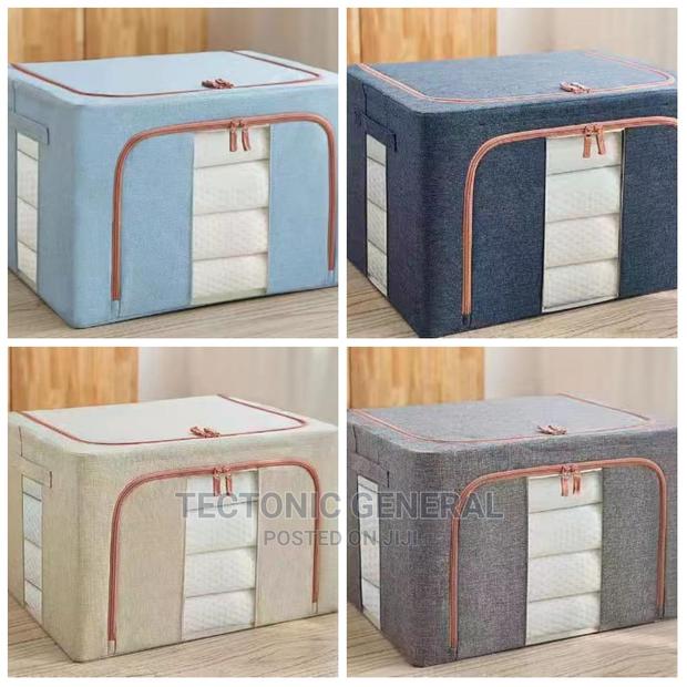100L Zipped Storage Box/ Wardrobe Organiser 42*60*40cm - main view