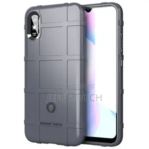 Xiaomi Redmi 9A Case With Full Cover Film - Grey