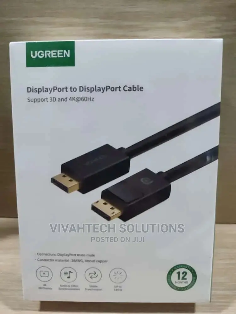 Ugreen Display Port to Display Port Cable