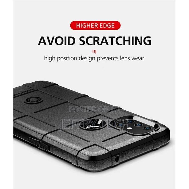 Rugged Cover Case for Oneplus Nord N10- Black - thumbnail 3