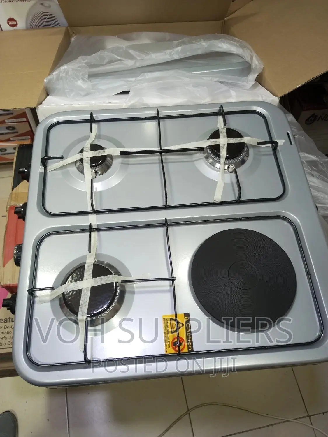 3 in 1 Electric Table Top Cooker Combined With Gas