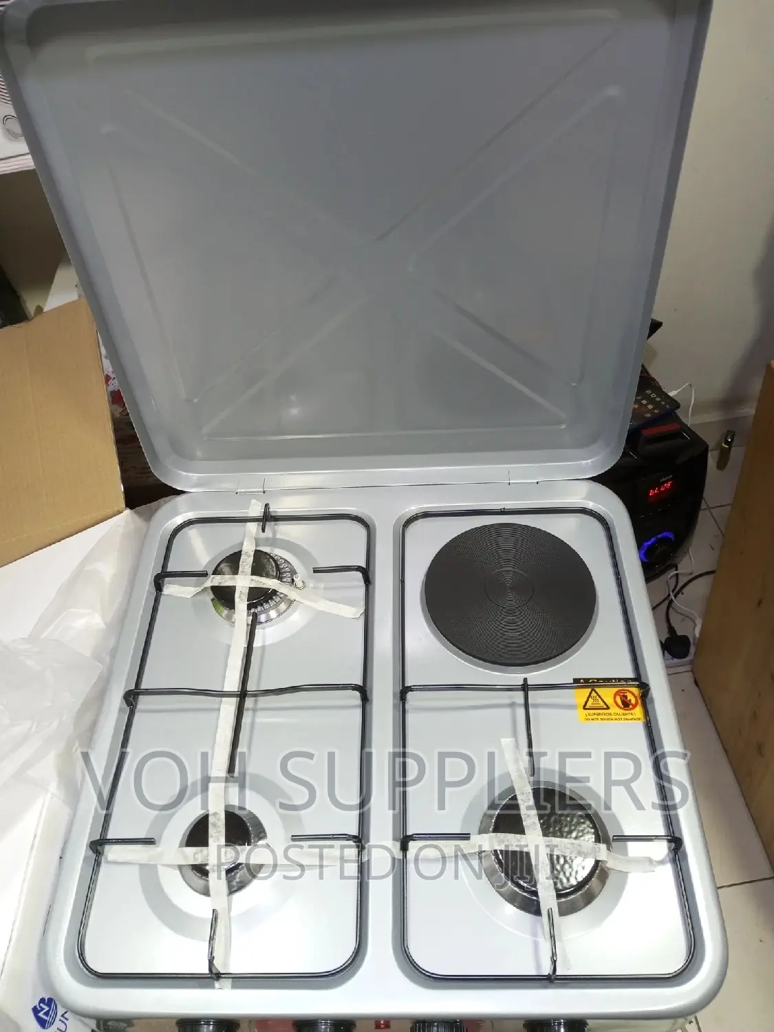 3 in 1 Electric Table Top Cooker Combined With Gas