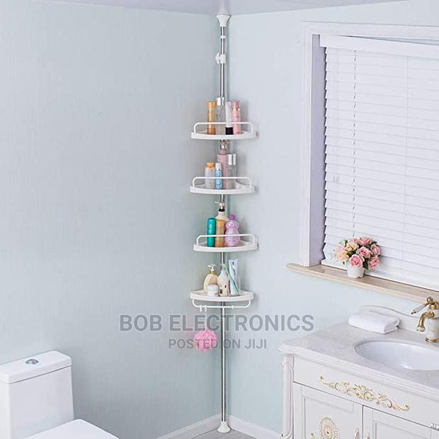 Extendable Bathroom Corner Rack