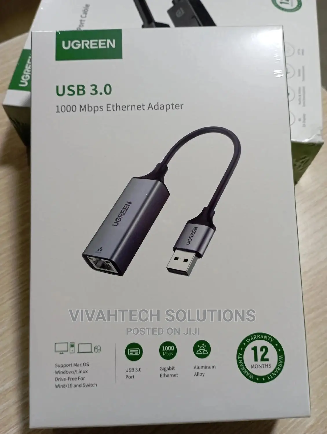 UGREEN USB 3.0 to RJ45 Gigabit Ethernet Adapter