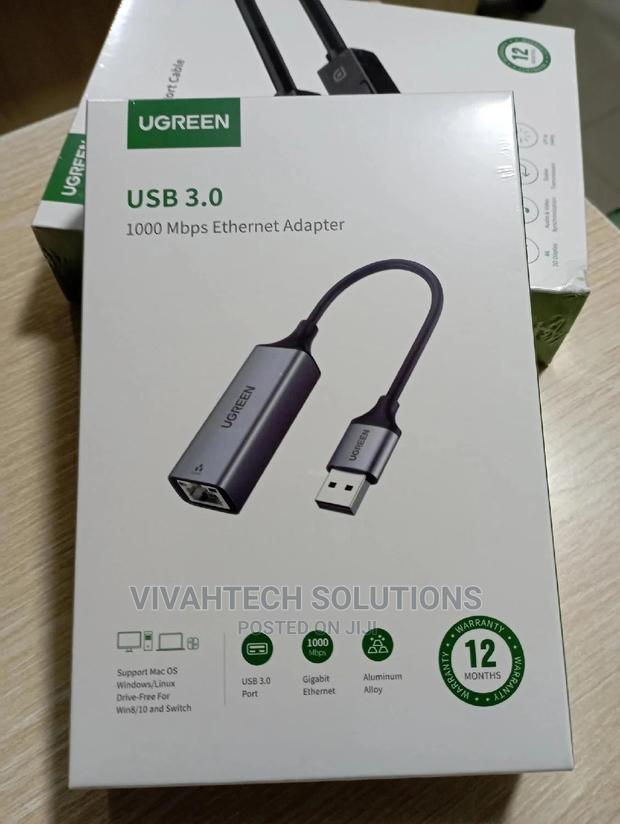 Ugreen USB 3.0 1000 MBPS Ethernet Adapter Aluminum-Cm209