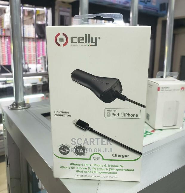 Celly Lightning Connector Charger Black - thumbnail 2