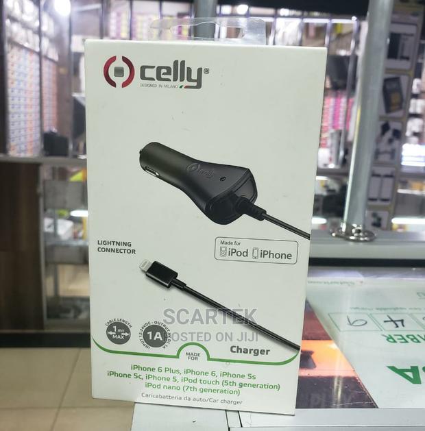 Celly Lightning Connector Charger Black - main view