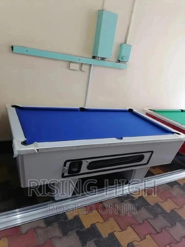 Colorful Blue Awsome Marble Pool Tables