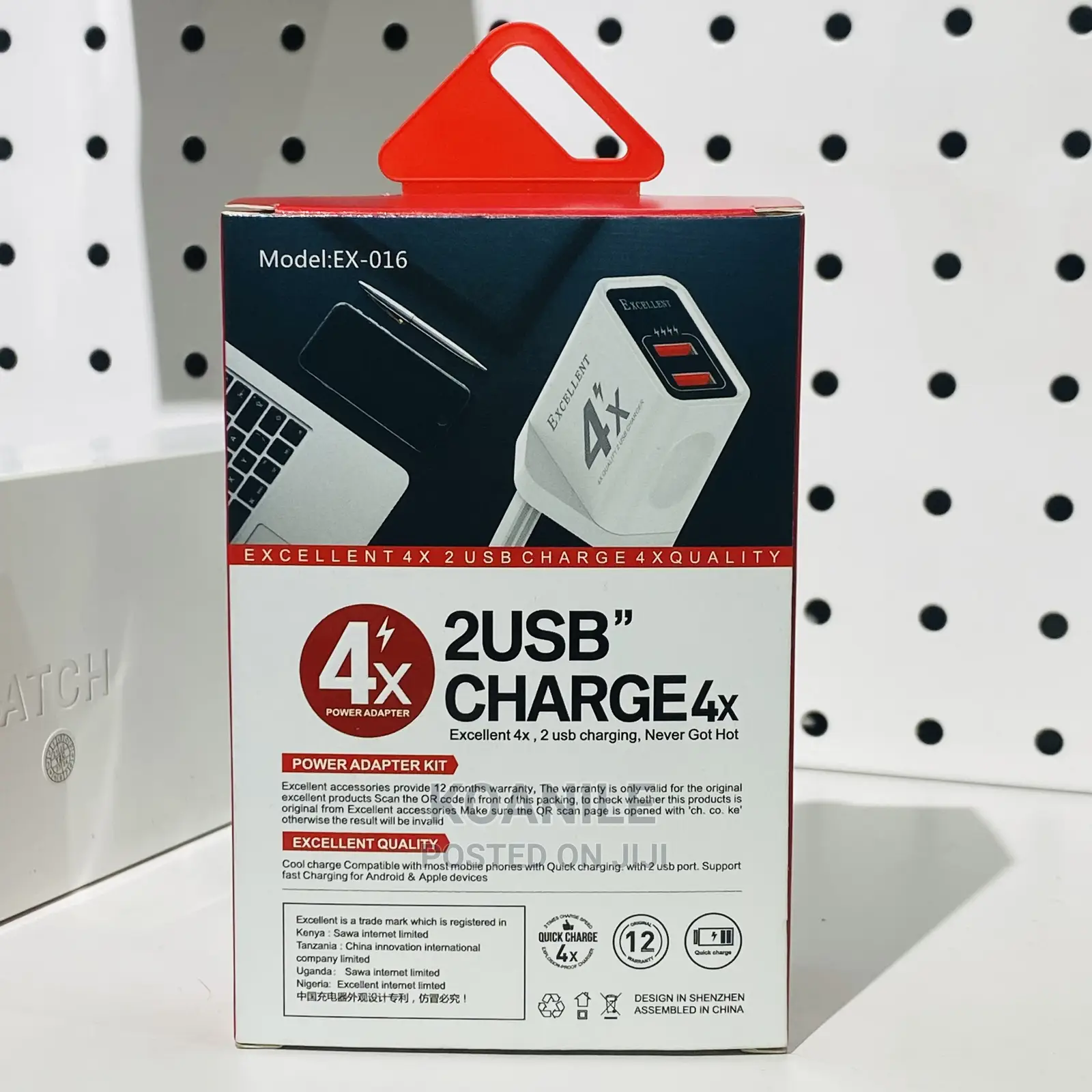 Excellent 4x 2usb Port Charger