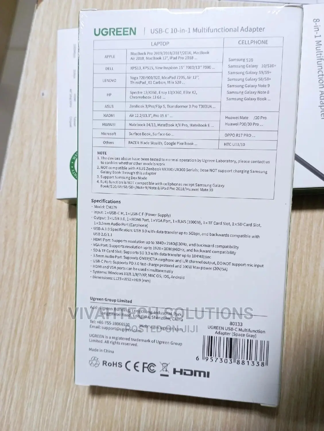 UGREEN USB-C Multifunction Adapter 9 in 1 CM490