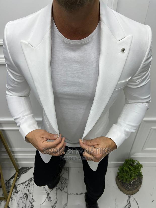 White Men’S Blazer