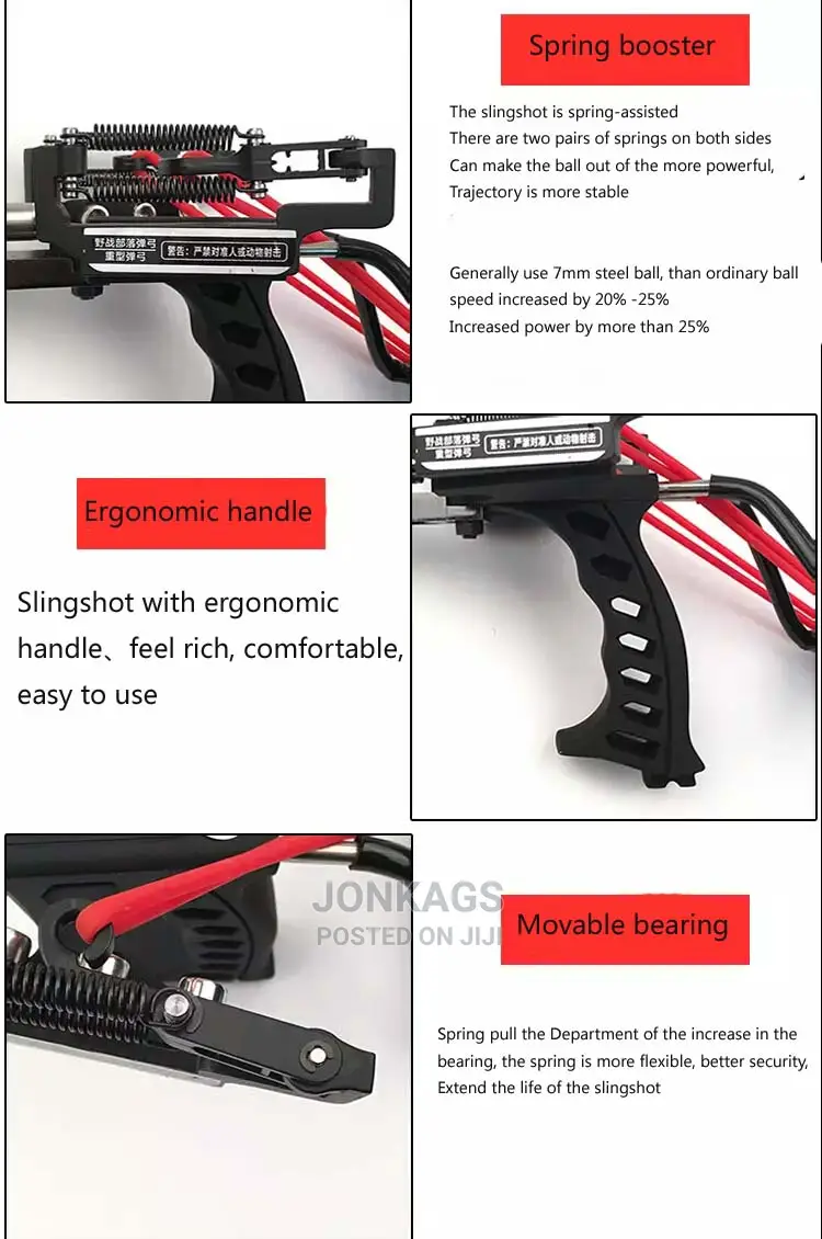 Camping Catapult/Slingshot With Laser Aiming Projector