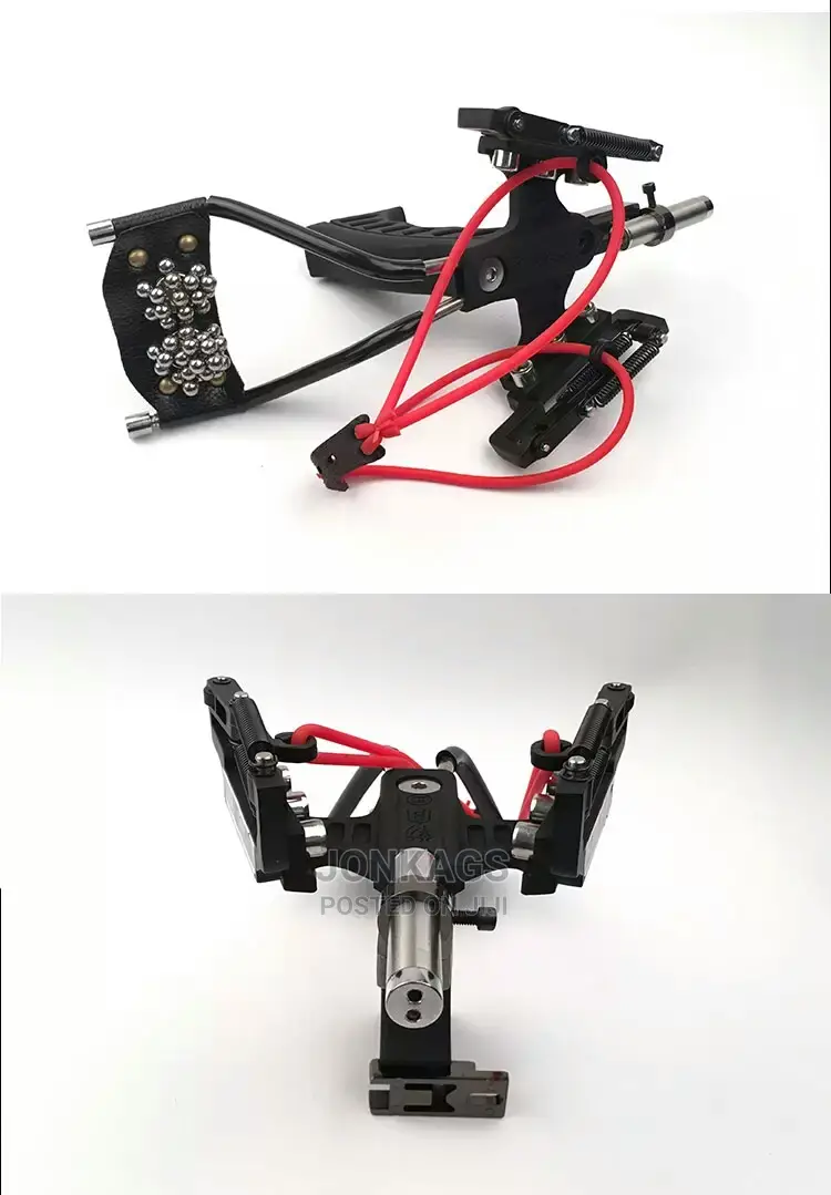 Camping Catapult/Slingshot With Laser Aiming Projector