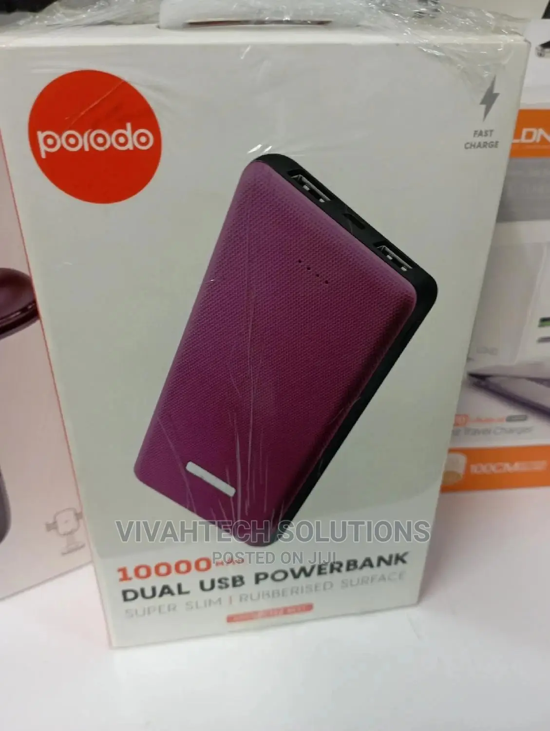 Parodo 1000 Mah Dual USB Powerbank