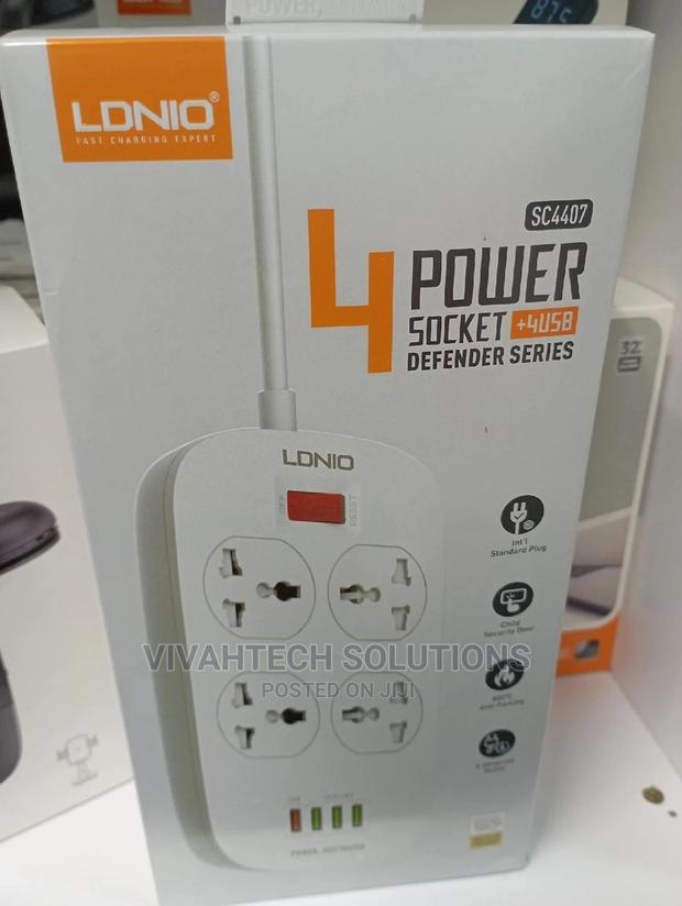 Lonio 4 Power Socket 2500W Extension - thumbnail 2