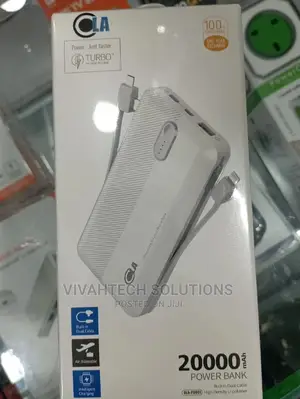 2000 Mah Build in Dual Cable Power Bank