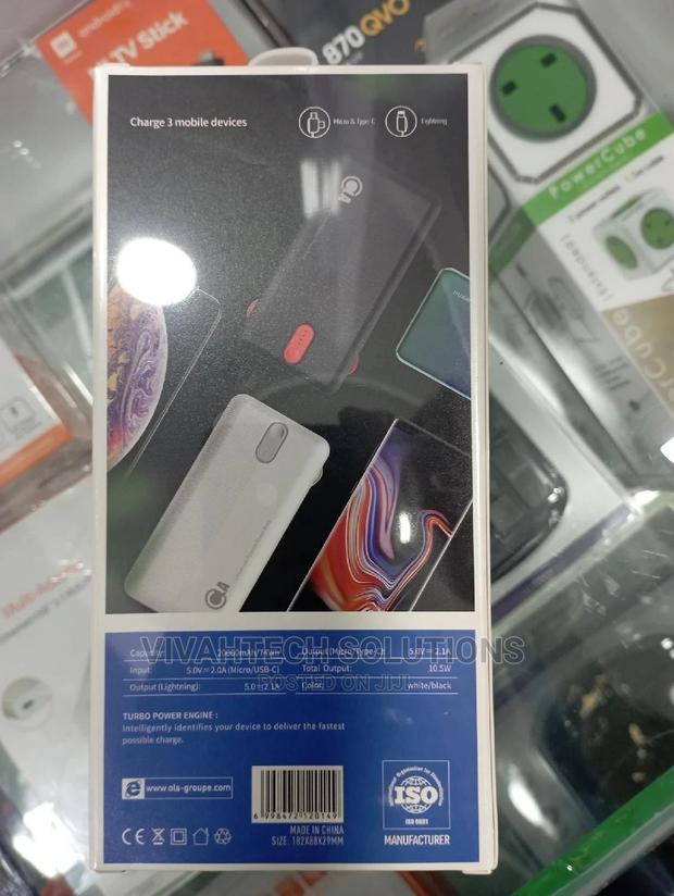 2000 Mah Build in Dual Cable Power Bank - thumbnail 3