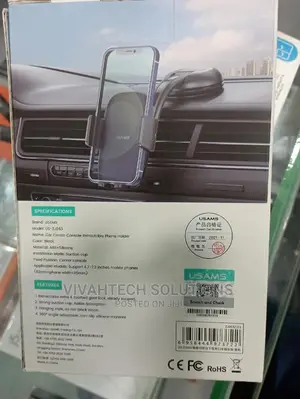 Usams Car Center Console Retractable Phone Holder