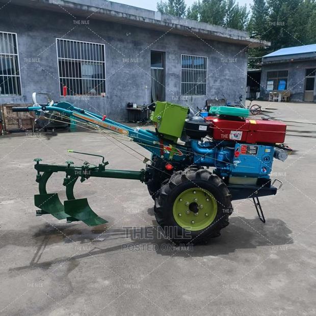 Double Plough Walking Tractor and Rotary Tiller - main view