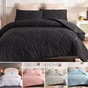 3PC Best Tufted Wave Duvet Cover Set