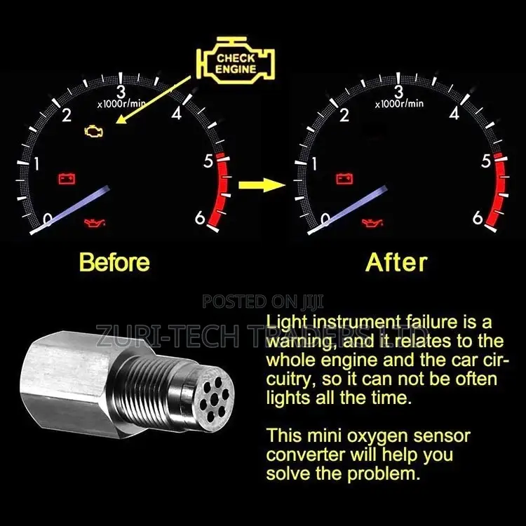 Mini Catalyst Converter for Check Engine Fix
