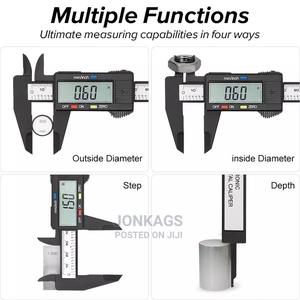 6 Inch Digital Caliper Portable Electronic Vernier Caliper - thumbnail 2