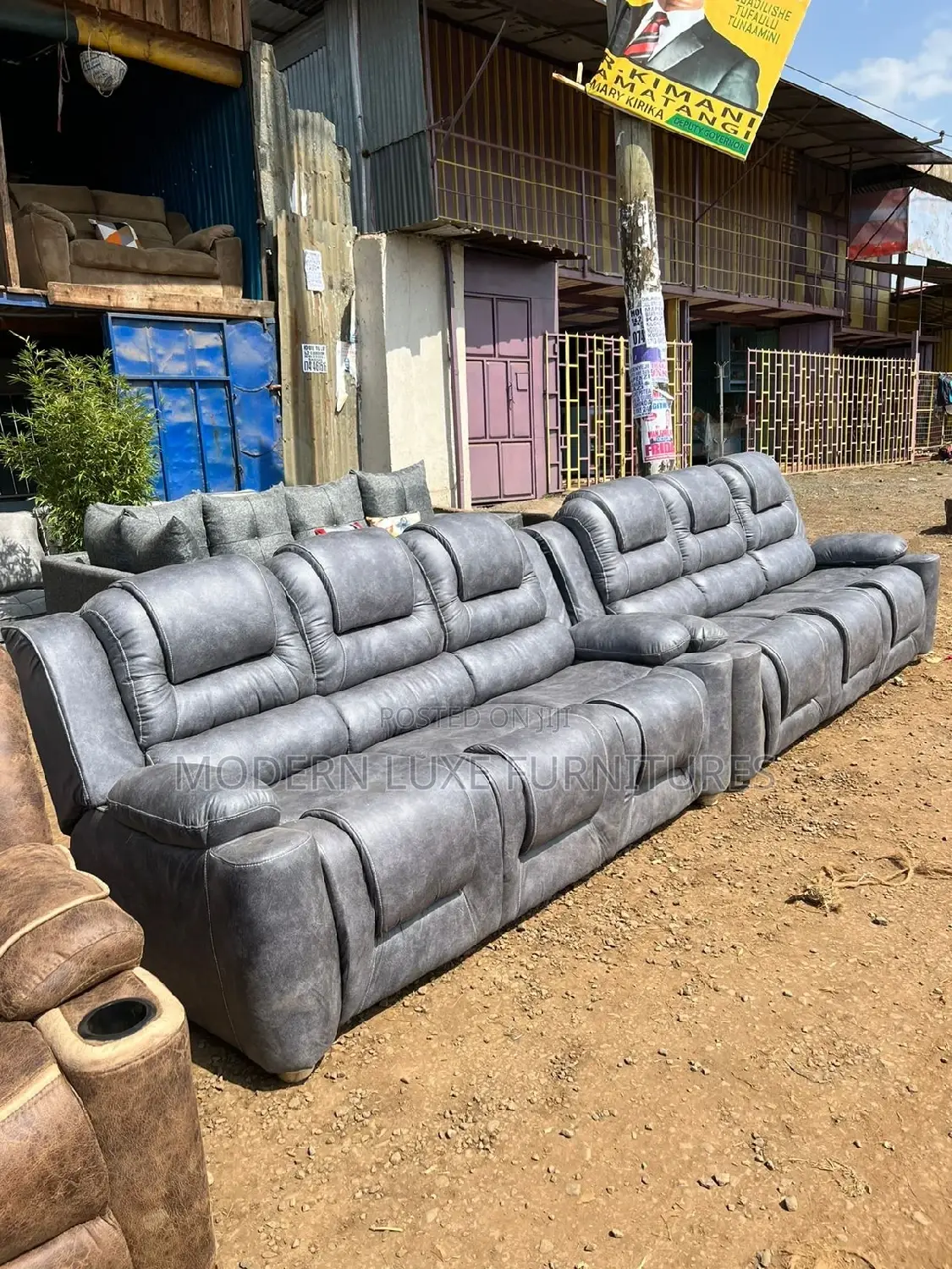 6 Seater Reclinerlike Sofa