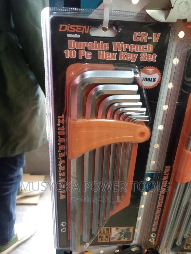 Strong 10pcs Torx Hex Key Allen Star Set - thumbnail 2