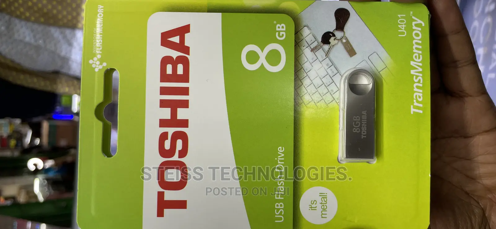8gb Toshiba Metallic Flashdisk