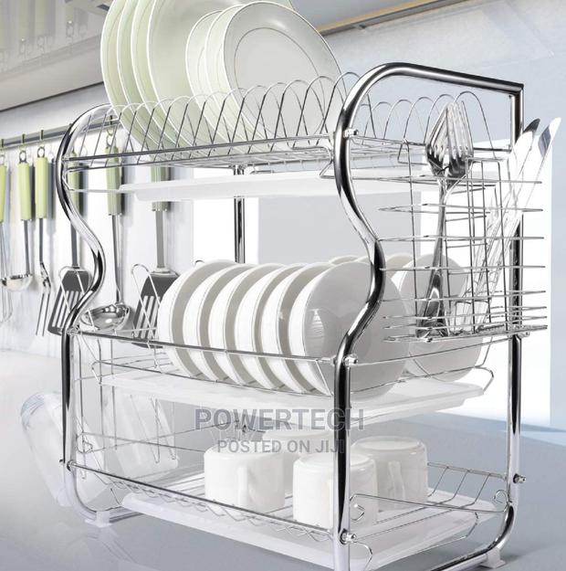 3 Tier Dish Rack With Drainers ** - main view