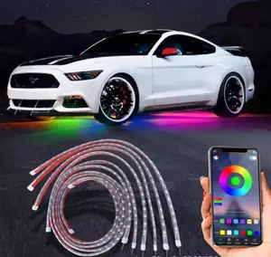 Car Rgb Underglow Lights Music Control