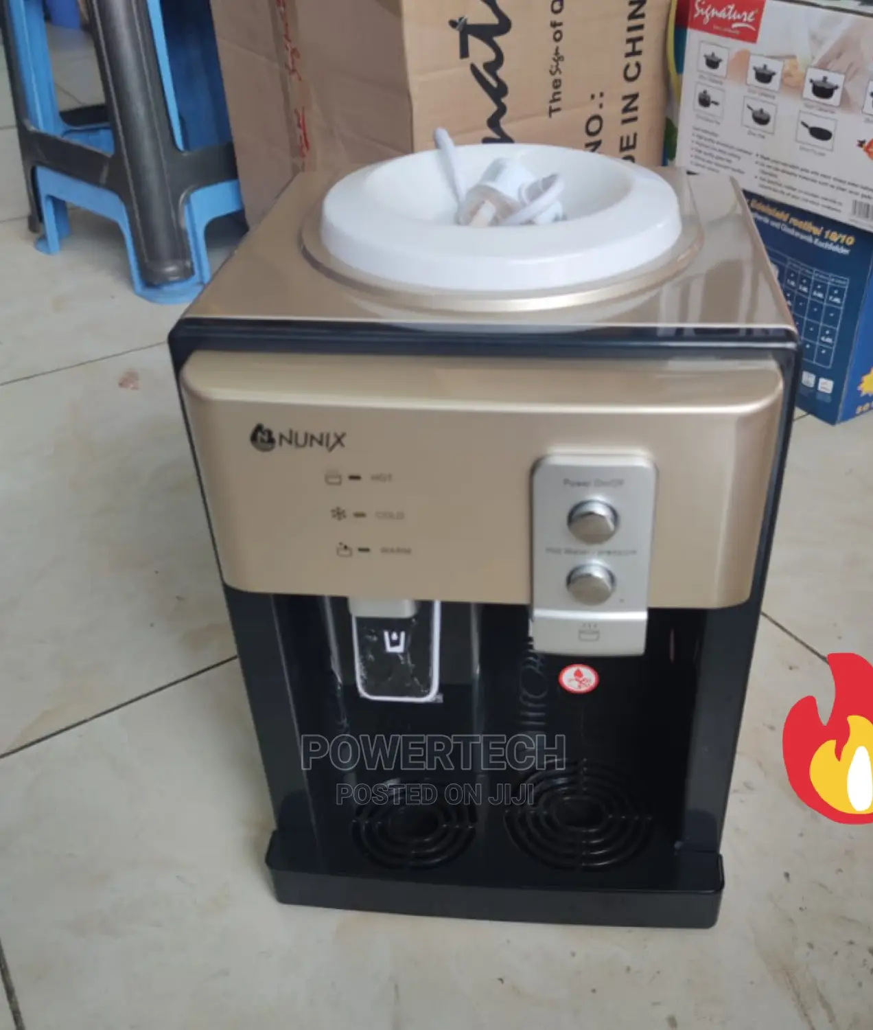 Z4 Hot and Normal Table Top Water Dispenser 
;-Golden