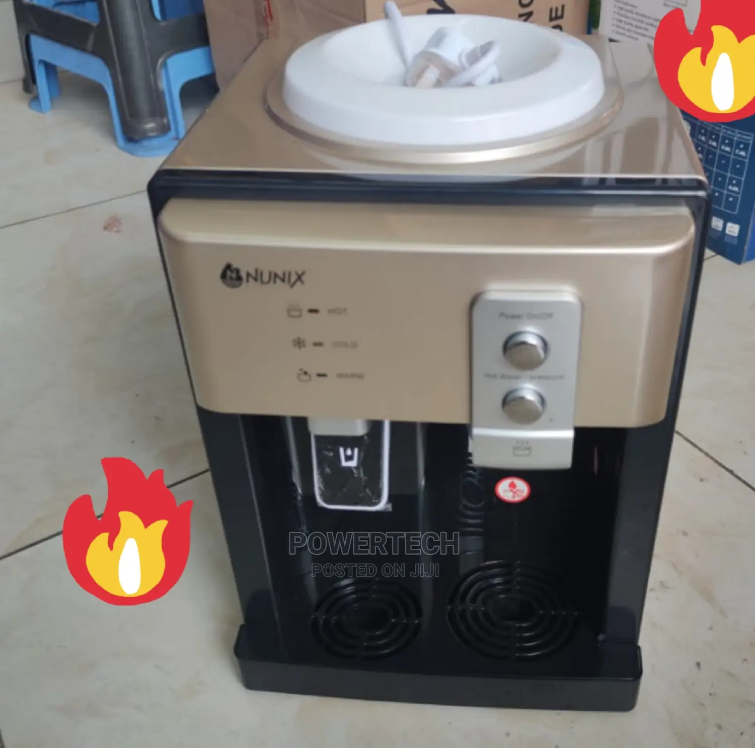 Z4 Hot and Normal Table Top Water Dispenser- Silver.