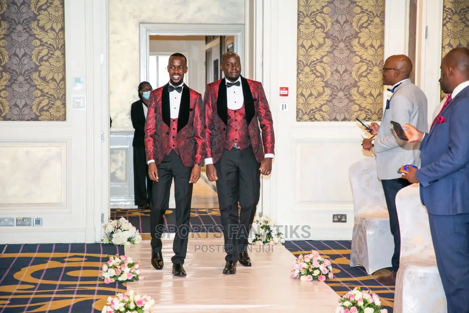 Maroon Wedding Tuxedo