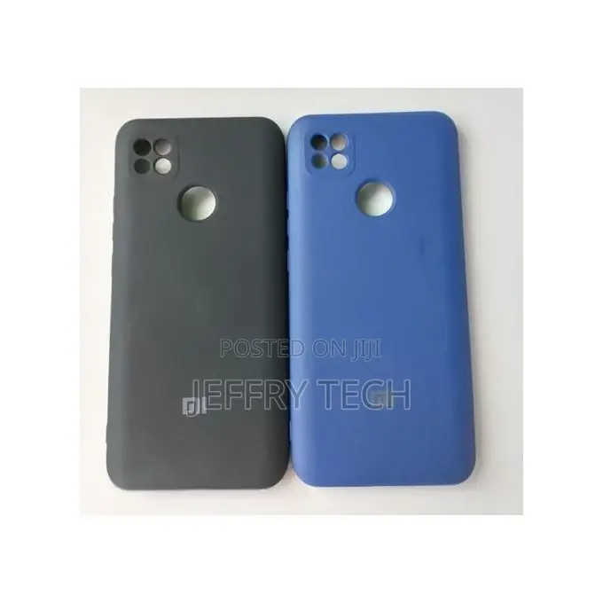 Mi Case for Redmi 10a// Mi Silicone//Shockproof//Cover - Bla