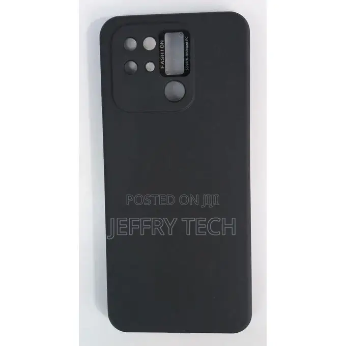 Case for Redmi 10C// Soft Silicone//Shockproof//Cover - Blac