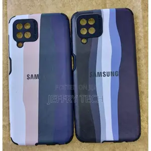 Samsung Case for Samsung A32 4G//Rainbow//Soft Cover// WHITE