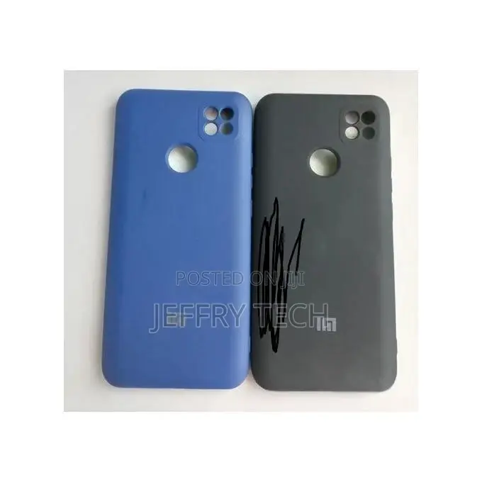 Mi Case for Redmi 10a// Mi Silicone//Shockproof//Cover - Bla