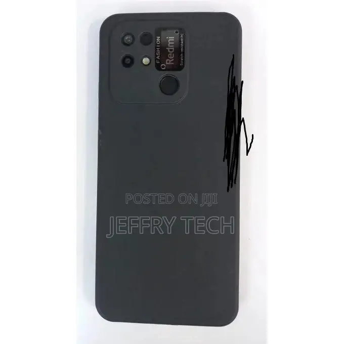 Case for Redmi 10C// Soft Silicone//Shockproof//Cover - Blac