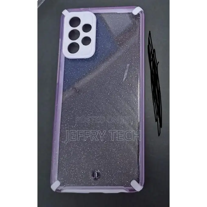 Samsung Galaxy A72 - 5g //Back Cover//Case//Sparkle//Clear//