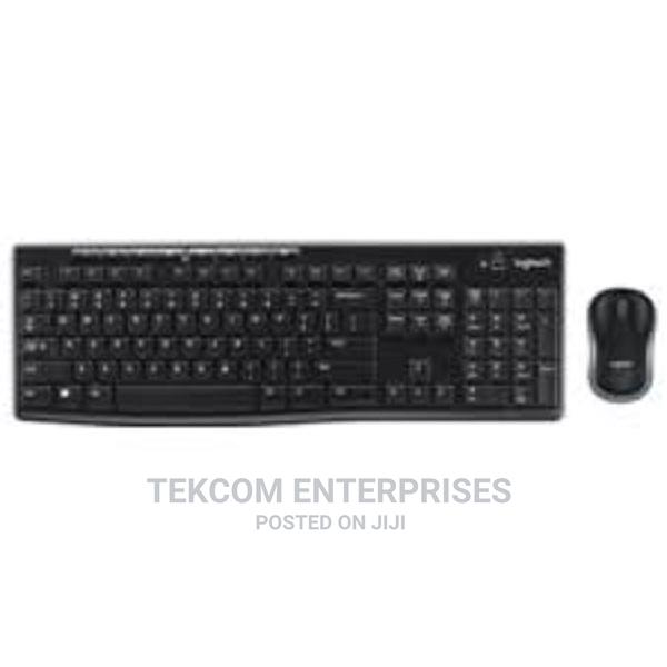Rapoo Wireless Optical Mouse Keyboard X1810 – Black - main view