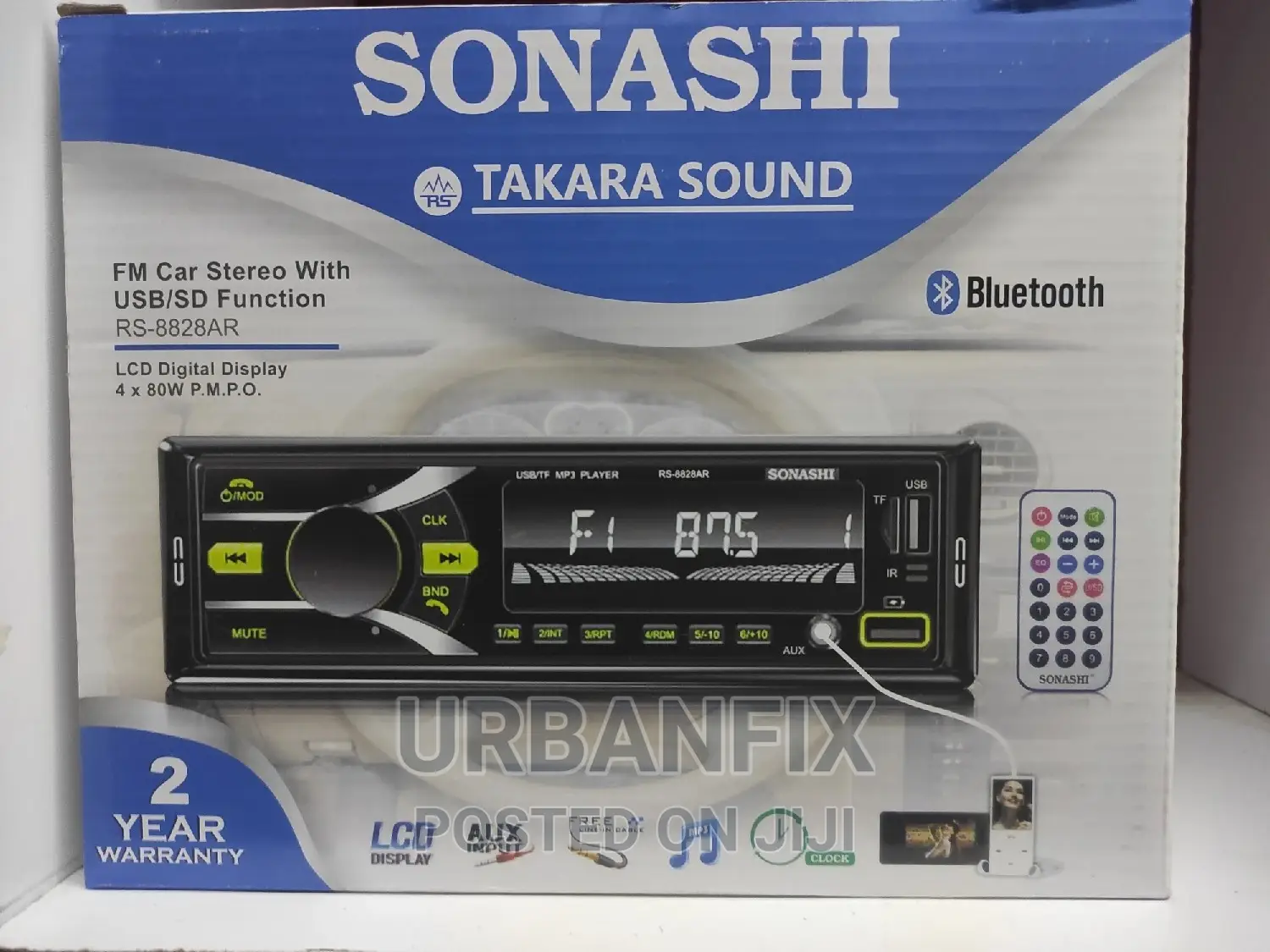Bluetooth Car FM Radio With 2 USB Ports