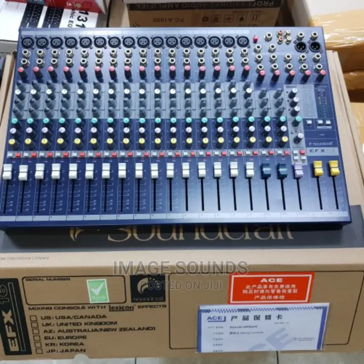 Soundcraft Plain Mixer Efx16ch