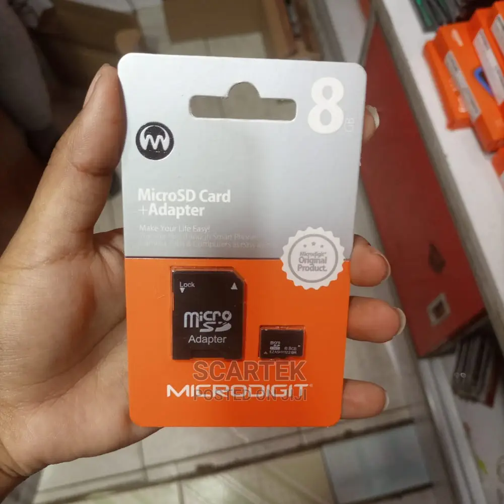 Microdigit Sdcard + Adapter 8GB