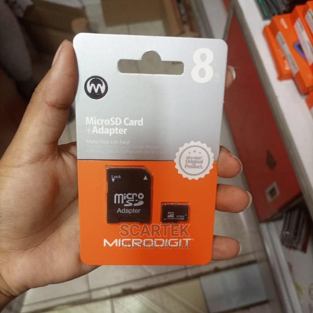 Microdigit Sdcard + Adapter 8GB - main view