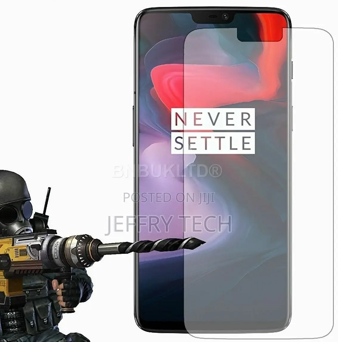 Oneplus 6 Case Slim Silicone Ultra Soft Gel Cover Glass Sc