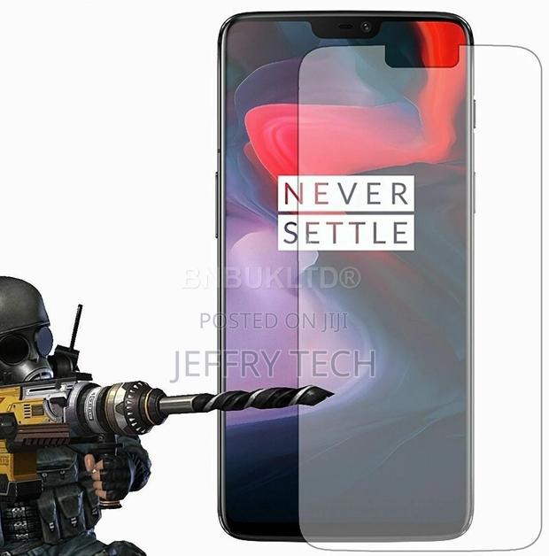 Oneplus 6 Case Slim Silicone Ultra Soft Gel Cover Glass Sc - thumbnail 2