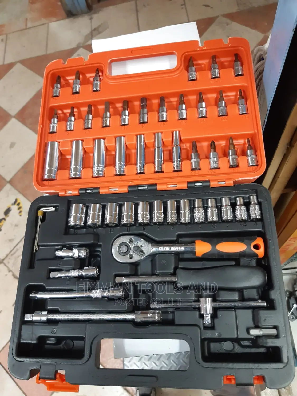 52 Pcs Deep Socket Wrench Set Chrome Set