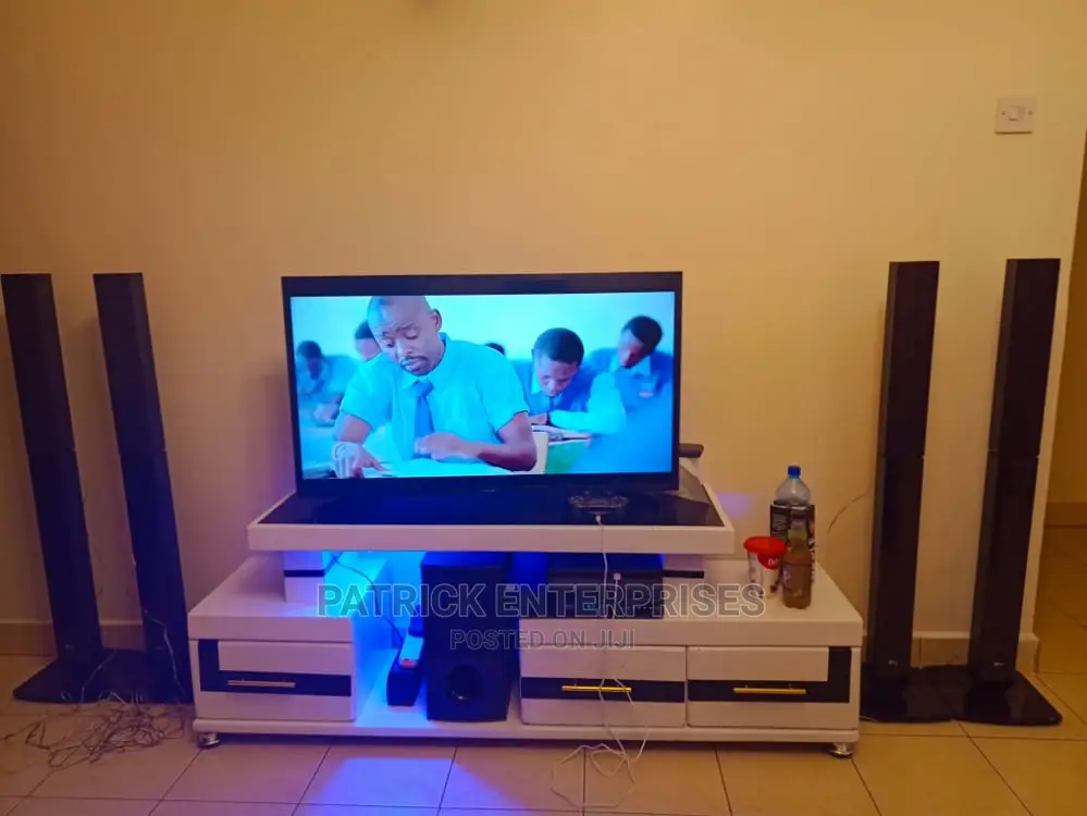 Morden TV Stands With LED Lights